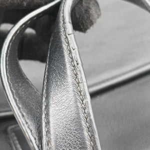 Vintage Prada triangle logo plate Black leather 2VG033 shoulderbag | stylenewstar