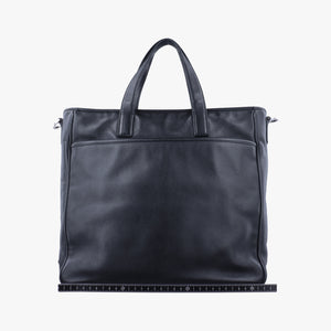 Vintage Prada triangle logo plate Black leather 2VG033 shoulderbag | stylenewstar