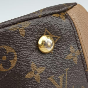 Pre-owned Louis Vuitton Pallas Havane Monogram Canvas shoulderbag | stylenewstar