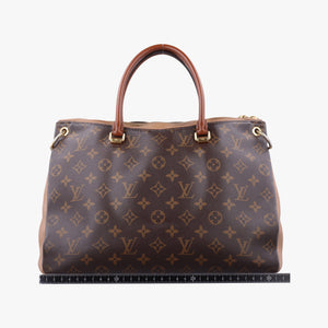 Pre-owned Louis Vuitton Pallas Havane Monogram Canvas shoulderbag | stylenewstar