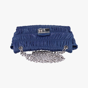 Pre-owned Prada Nappa Gaufre Sound Lock Blue nappa leather BT0939 shoulderbag | stylenewstar