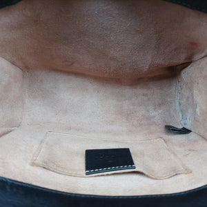 Secondhand Gucci Padlock Black Leather 432182 shoulderbag | stylenewstar