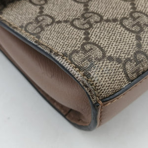Pre-owned Gucci Padlock pink×beige PVC coated canvas×leather 432182 shoulderbag | stylenewstar