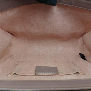 Pre-owned Gucci Padlock pink×beige PVC coated canvas×leather 432182 shoulderbag | stylenewstar