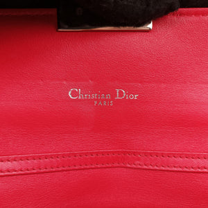 Vintage Christian Dior Cannage New Lock Red Patent handbag | stylenewstar