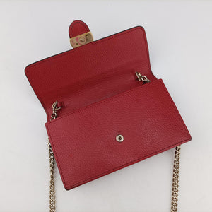 Secondhand Gucci Interlocking G Red Leather 510314 shoulderbag | stylenewstar