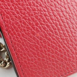 Secondhand Gucci Interlocking G Red Leather 510314 shoulderbag | stylenewstar