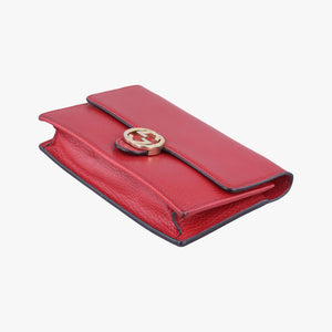 Secondhand Gucci Interlocking G Red Leather 510314 shoulderbag | stylenewstar