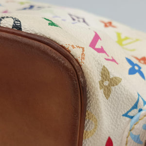 Pre-owned Louis Vuitton Petit Noe White Monogram Multicolor M42229 shoulderbag | stylenewstar