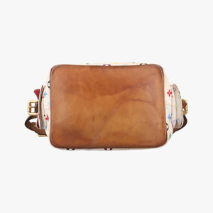 Pre-owned Louis Vuitton Petit Noe White Monogram Multicolor M42229 shoulderbag | stylenewstar