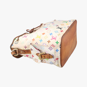 Pre-owned Louis Vuitton Petit Noe White Monogram Multicolor M42229 shoulderbag | stylenewstar