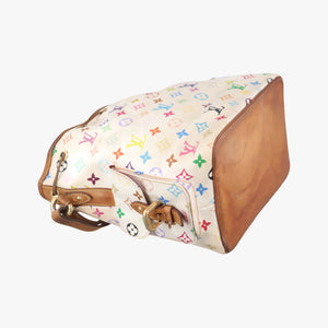 Pre-owned Louis Vuitton Petit Noe White Monogram Multicolor M42229 shoulderbag | stylenewstar