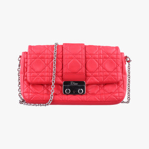 Secondhand Christian Dior Miss Dior Cannage New Lock Red lambskin shoulderbag | stylenewstar