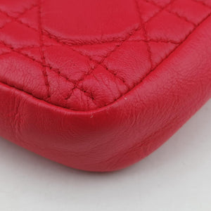 Secondhand Christian Dior Miss Dior Cannage New Lock Red lambskin shoulderbag | stylenewstar