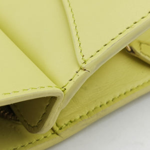 Pre-owned Balenciaga Le Dix Cartable Yellow Leather shoulderbag | stylenewstar