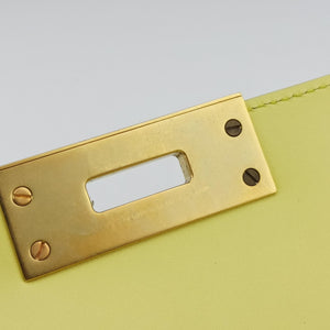 Pre-owned Balenciaga Le Dix Cartable Yellow Leather shoulderbag | stylenewstar