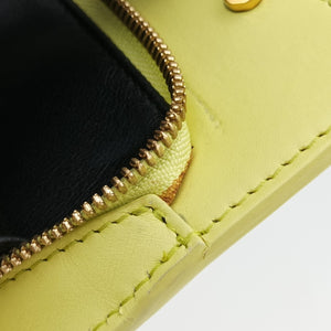 Pre-owned Balenciaga Le Dix Cartable Yellow Leather shoulderbag | stylenewstar