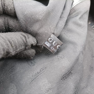 Pre-owned Gucci Icon Bit Black Patent 228584 shoulderbag | stylenewstar