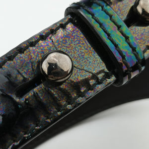 Pre-owned Gucci Icon Bit Black Patent 228584 shoulderbag | stylenewstar