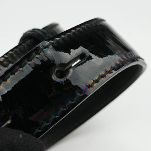 Pre-owned Gucci Icon Bit Black Patent 228584 shoulderbag | stylenewstar