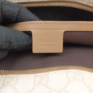 Pre-owned Gucci Guccissima GG Imprime White PVC coated canvas 211120 handbag | stylenewstar