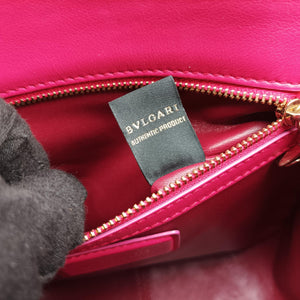 Pre-owned Bvlgari Divas' Dream Rose leather shoulderbag | stylenewstar