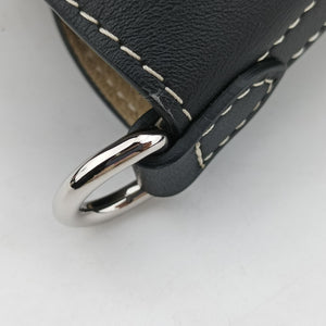 Pre-owned Burberry Soft Pocket Tote Black leather shoulderbag | stylenewstar