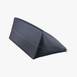 Pre-owned Burberry Soft Pocket Tote Black leather shoulderbag | stylenewstar