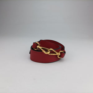 Pre-owned Prada Paradigm Red SAFFIANO Leather 1BA130 shoulderbag | stylenewstar