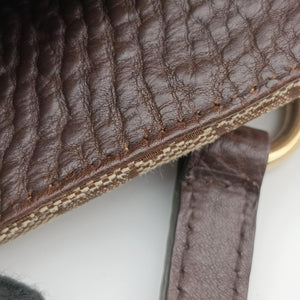 Vintage Gucci GG Supreme Brown canvas×leather 247236 shoulderbag | stylenewstar