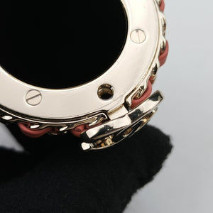 Pre-owned Chanel Coco Mark Lucite Lipstick Case On Chain Black plastic shoulderbag | stylenewstar