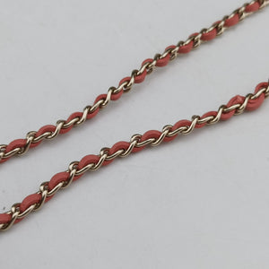 Pre-owned Chanel Coco Mark Lucite Lipstick Case On Chain Black plastic shoulderbag | stylenewstar