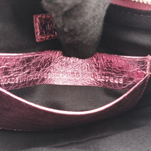 Pre-owned Balenciaga Le Cagole mini Rose lambskin shoulderbag | stylenewstar