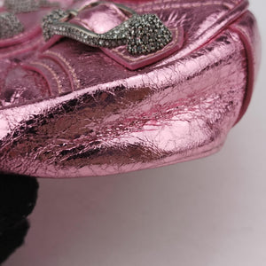 Pre-owned Balenciaga Le Cagole mini Rose lambskin shoulderbag | stylenewstar