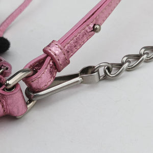 Pre-owned Balenciaga Le Cagole mini Rose lambskin shoulderbag | stylenewstar