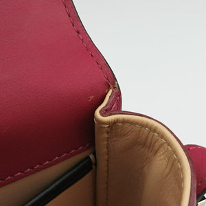 Pre-owned Delvaux Madame Black×Pink Leather shoulderbag | stylenewstar