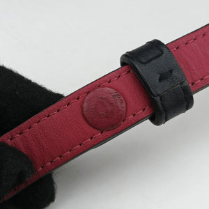 Pre-owned Delvaux Madame Black×Pink Leather shoulderbag | stylenewstar