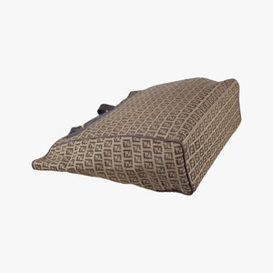 Vintage Fendi Zucchino Brown canvas 8BH181 shoulderbag | stylenewstar