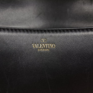 Secondhand Valentino VLogo Black Leather shoulderbag | stylenewstar