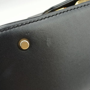 Secondhand Valentino VLogo Black Leather shoulderbag | stylenewstar