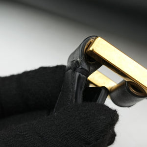 Secondhand Valentino VLogo Black Leather shoulderbag | stylenewstar