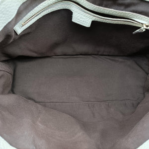 Pre-owned Gucci Horsebit Medium Hasler White Leather 137385 handbag | stylenewstar