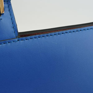 Pre-owned Bvlgari Serpenti Scaglie Blue leather shoulderbag | stylenewstar