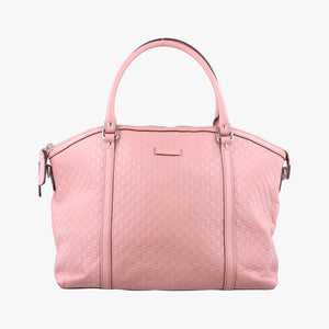 Pre-owned Gucci Microguccissima Pink Leather 449657 handbag | stylenewstar