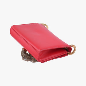 Pre-owned Yves Saint Laurent KATE Red Leather 326076 shoulderbag | stylenewstar