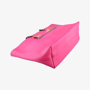 Pre-owned Fendi monster tote Pink Leather 8BH185 shoulderbag | stylenewstar