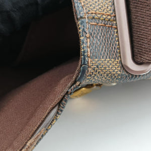 Pre-owned Louis Vuitton BROOKLYN MM EBENE Damier Canvas N51211 shoulderbag | stylenewstar