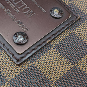 Pre-owned Louis Vuitton BROOKLYN MM EBENE Damier Canvas N51211 shoulderbag | stylenewstar