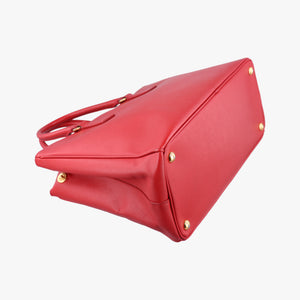 Pre-owned Prada Galleria Red SAFFIANO Leather BN1844 shoulderbag | stylenewstar