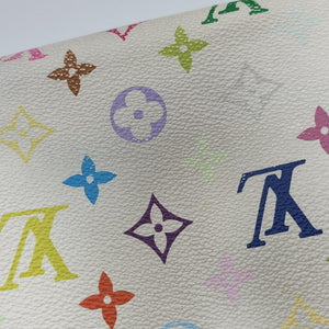 Pre-owned Louis Vuitton GRETA white Monogram Multicolor M40195 shoulderbag | stylenewstar
